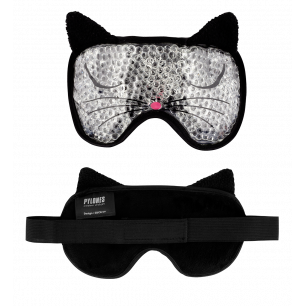 Schlafmaske - My pearls Black Cat