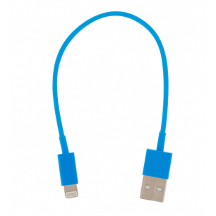Mini-USB-Kabel für iPhone - USB Lightning Türkis