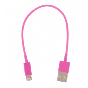 Mini USB cable for iPhone - USB Lightning Pink