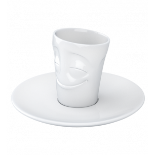 Tasse Espresso en porcelaine - Emotion Heureux
